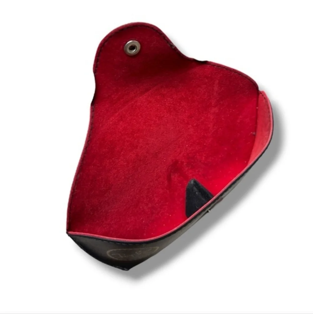 RAY-BAN Black Soft Luxottica Sunglasses Case Replacement Red Interior